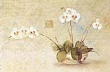 Orchids in a Chinese Bowl by Cheri Blum